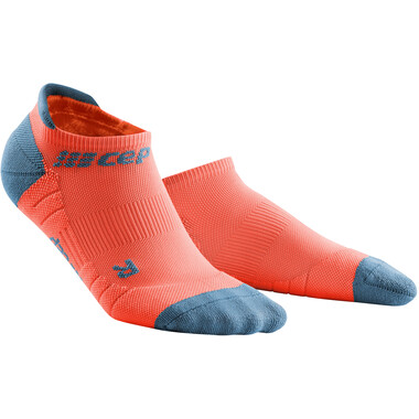 CEP 3.0 NO SHOW Women's Socks Orange/Grey 0
